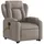 vidaXL Elektrischer Massagesessel mit Aufstehhilfe Taupe Stoff