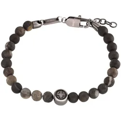 Armband S.OLIVER "2034934", grau, Armbänder, Herren, 22cm, Edelstahl, Armband
