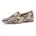 Blockabsatz Businessschuh mit goldfarbenem Schmuck-Zierriegel beige schwarz 43 EU 9 UK
