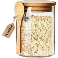 Luxuskollektion Glasbehälter Vorratsdosen luftdicht Löffel - Aufbewahrung