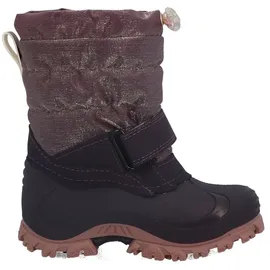 Lurchi Mädchen 63l6013001 Schneestiefel, Aubergine, 35