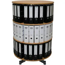 REEF Ordnerdrehsäule 123 cm Braun 24 St.
