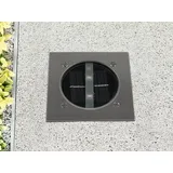 RANEX Bodeneinbauleuchte 1 LED quadratisch Edelstahl (gebürstet)