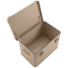 AluBox 78-Liter Alukiste in Beige-Sandfarbe Transportbox