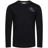 Vaude Monviso Wool LS T-Shirt II Schwarz L