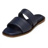 Marc O'Polo "aus softem Ziegenleder", Damen, Gr. 39, true navy, Obermaterial: 100% Leder, unifarben, Schuhe Sandale