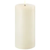 uYuni LED Stumpenkerze 10,1 x 20 cm beige
