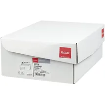 ELCO Premium C6/5 Abziehstreifen Briefumschläge Weiß 229 (B) x 114 (H) mm Mit Fenster 100 g/m2 500 Stück