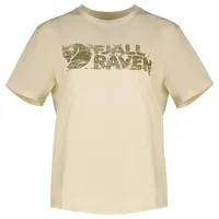 Fjällräven Lush Logo Kurzarm-t-shirt - Chalk White - L
