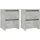 vidaXL Nachtschrank 2 Stk. 30 x 30 x 40 cm Betongrau