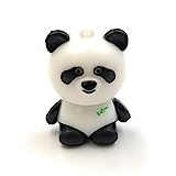 Onwomania Panda Bär süß mit Zeichen Funny USB Stick 64 GB USB 2.0 Speicherstick USB-Datenträger