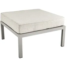 Brafab Weldon Fußhocker-Ottomane quadratisch 70x70 cm beige