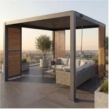 MCW Lamellenwand für Pergola MCW-P65 2 Stück 2,20 x 0,68 m Anthrazit
