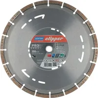 NORTON Clipper Diamanttrennscheibe 4x4 Explorer D.350mm Bohr.20mm 3,2mm 12mm