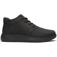 Timberland Mens Mid Lace UP Chukka Boot black nubuck 8.5