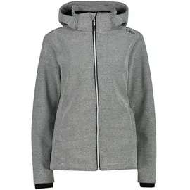 CMP Zip Hood 32a1416 Softshelljacke - B. Co Gesso / Black - XS