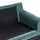 Beliani Ecksofa Blaugrün aus Samtstoff L-Förmig Rechtsseitig Universal Traditionell Wohnzimmer - Blau/Schwarz