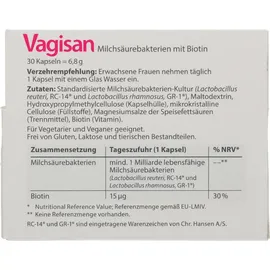 Dr. Wolff Vagisan Milchsäurebakterien mit Biotin Kapseln