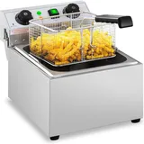 Royal Catering Elektro-Fritteuse - 10 l - 3200 W Timer -
