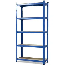 karatcommercial Schwerlastregal Stahl 200 x 120 x 60 cm blau