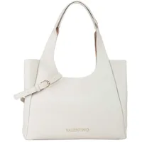 Valentino Futura Shopper Kunstleder Beige/Weiß