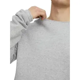 JACK & JONES Hill Knit Pullover Light Grey Melange L