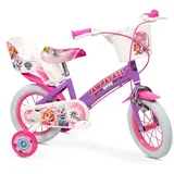 T&Y Trade 12 Zoll Kinder Mädchen Fahrrad Mädchenfahrrad Rad Bike Paw Patrol LILA - Lila