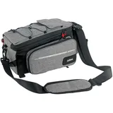 Wiltec Gepäckträgertasche grau/schwarz
