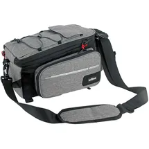 Wiltec Gepäckträgertasche grau/schwarz