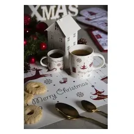 Excelsa Merry Christmas Tasse 0,3 l Bunt 4 St.