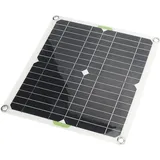 Luqeeg Tragbares Solarpanel Kit 200W 12V Monokristallines Solarmodul Kit IP65 Wasserdicht Solar Batterieladegerät mit Batterieclip, Zigarettenanzünderkabel, 10 in 1 USB Kabelbaum