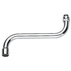 Grohe Rohrauslauf Ausladung 200mm schwenkbar M22x1, Chrom, Verschraubung 3/4", Ausladung 185mm 13051000