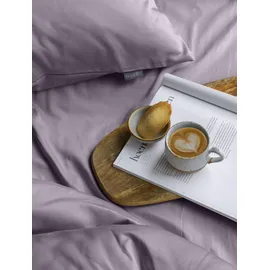 IRISETTE Paris 8000 Mako-Satin Lila 155 x 220 cm + 2 x 80 x 80 cm