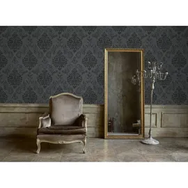 A.S. Création Vliestapete Barock Schwarz/Silber 53 x 1005 cm 953723