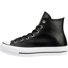 Converse Chuck Taylor All Star Lift Clean Leather High Top black/black/white 41,5