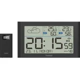 Hama Wetterstation Sylt mit Außensensor, Funk schwarz