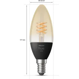 Philips Hue White E14 Kerze Doppelpack