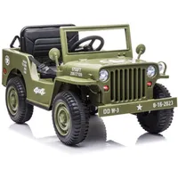ES-Toys Elektro-Kinderauto Offroad Militär grün (12 V)