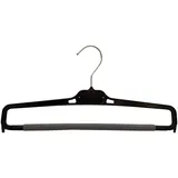 Kiroplast Kleiderbügel für Hosen Kleiderbügel für Röcke Kleiderbügel Hosen Platzsparende Hosenbügel 36 cm (50, Schwarz)