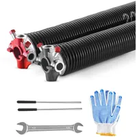 Vevor Torsionsfedern für Garagentore Paar Φ5,26xΦ50,8x618mm mit Wickelstäben