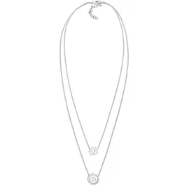 Elli Halskette Lotusblume Om Mantra Symbol Layer 925 Silber