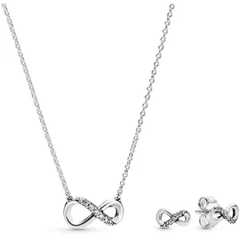 Pandora Damen Schmuck-Set Funkelnde Unendlichkeit Silber