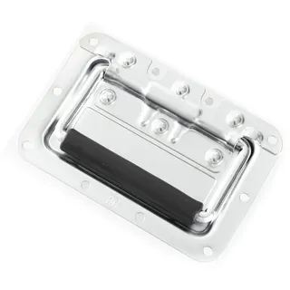 Adam Hall Hardware - Klappgriff mittel gefedert in Einbauschale 8 mm tief