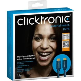 Clicktronic Casual High Speed HDMI-Kabel mit Ethernet 5,0 m