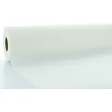 Mank Tischdeckenrollen PE beschichtet Uni | wasserabweisend | Rollenware 120 cm x 25m stoffähnlich Tischdecke für Gastronomie | (Weiß)
