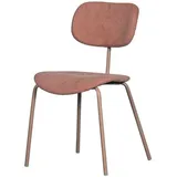 Woood Esszimmerstuhl »Link«, (Set), 2 St., schlankes Design, gepolstert, Höhe 93 cm x Breite 79 cm, rosa