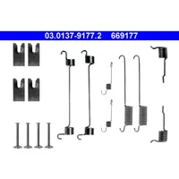 ATE Zubehörsatz Bremsbacken Hinten Rechts Links für FORD 03.0137-9177.2