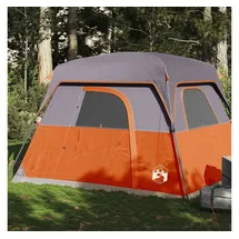 vidaXL Campingzelt 4 Personen Orange