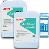 2x 5L ROWE HIGHTEC AdBlue® Harnstofflösung Kraftstoffadditiv DIN 70070