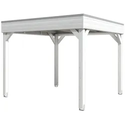 Holzpavillon SKANHOLZ "Toulouse", weiß, B/H/T: 302cm x 244cm x 302cm, Pavillons, BxTxH:302x302x244 cm, inkl. Aufschraubstutzen
